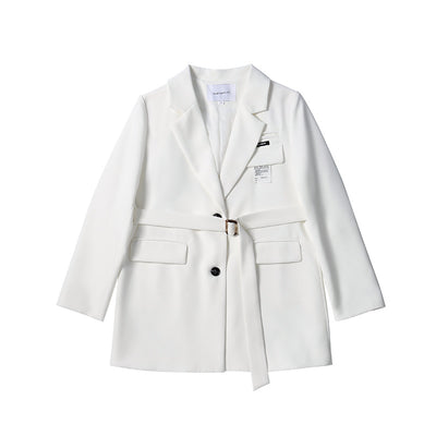 Blazer Casual Blanco para Commuter - Estilo Ejecutivo Moderno - Image 13