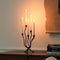 Candelabro Ramificado Negro de Múltiples Brazos