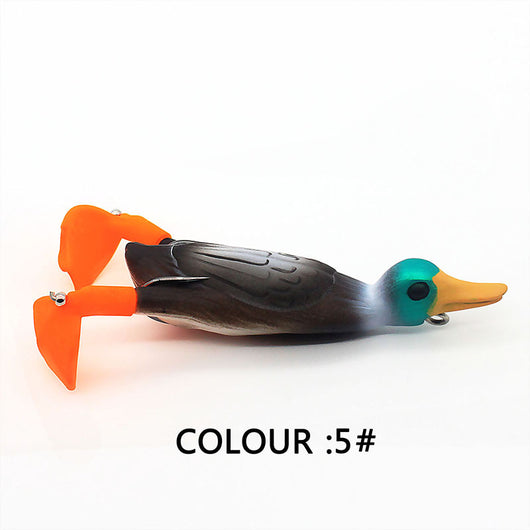 Señuelo Pato Flotante 9.5cm con Aletas Giratorias - Cebo Realista - Image 10