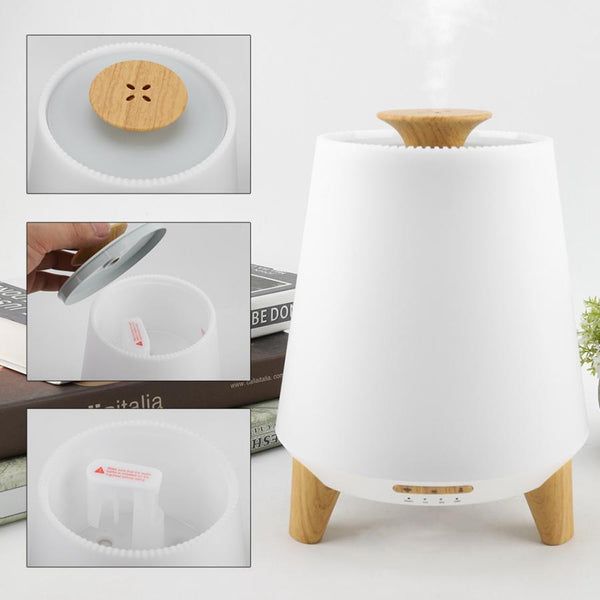 Difusor de Aromas con Grano de Madera y Control Remoto