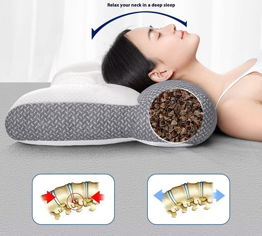 Almohada Cervical de Tracción Invertida para Dormir Profundo - Image 9