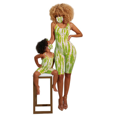 Jumpsuit Familiar a Juego con Estampado Tie-dye - Image 3