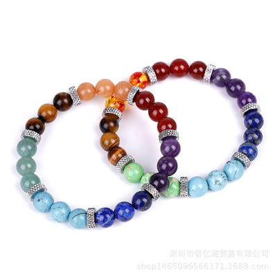 Pulsera Chakra de Piedras Naturales para Yoga y Energía - Image 17