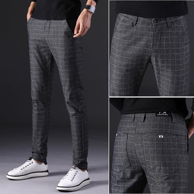 Pantalones Slim Rectos para Hombre - Comodidad y Estilo