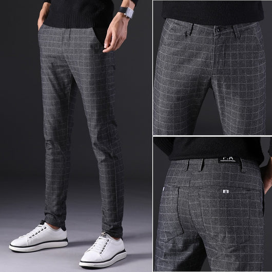 Pantalones Slim Rectos para Hombre - Comodidad y Estilo