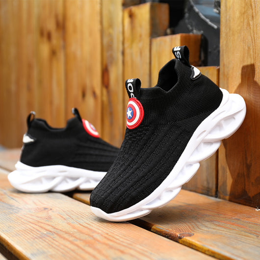 Zapatillas Tejidas Blancas para Niños - Comodidad y Estilo