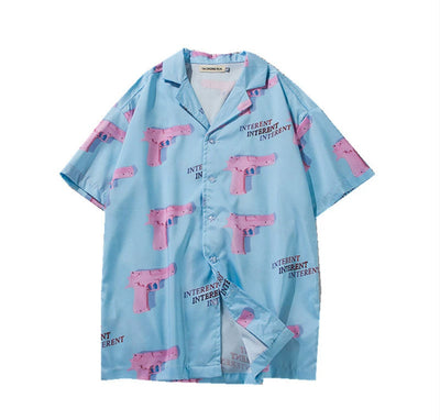Camisa Hawaiana para Hombre con Estampado Completo - Cuello Vuelto Estilo Verano - Image 3