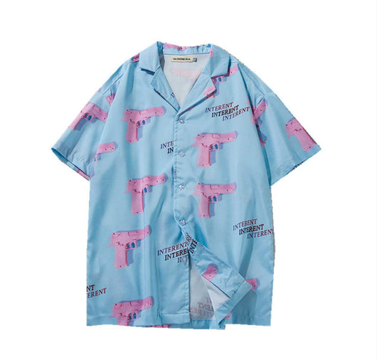 Camisa Hawaiana para Hombre con Estampado Completo - Cuello Vuelto Estilo Verano - Image 3