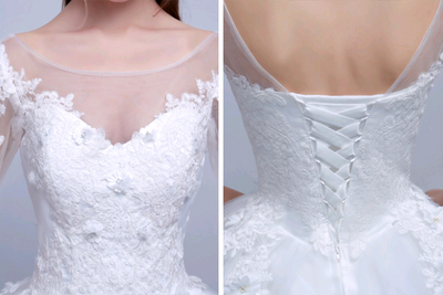 Vestido de Novia Slim con Hombros Descubiertos - Diseño Elegante y Moderno - Image 9