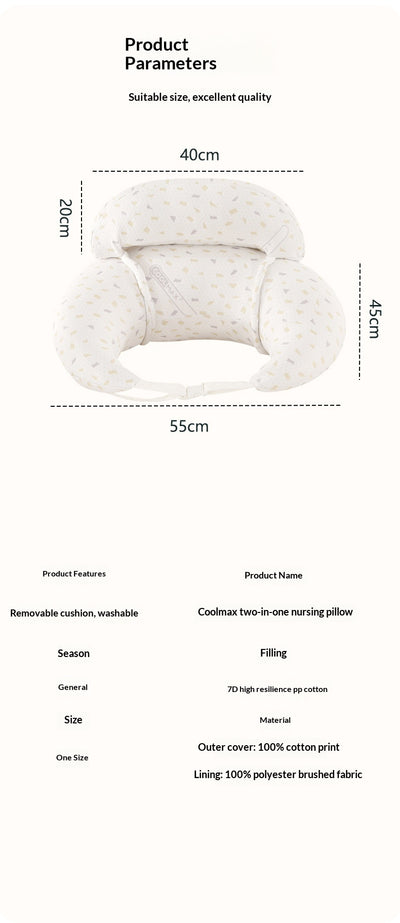Almohada de Lactancia con Tecnología Air-Cushion para Embarazadas y Bebés - Image 10