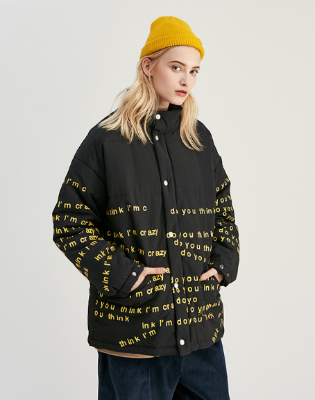 Chaqueta de Algodón Grueso Cálida con Estilo Inglés