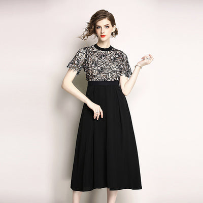 Blusa de Encaje Elegante Manga Corta Premium - Image 11