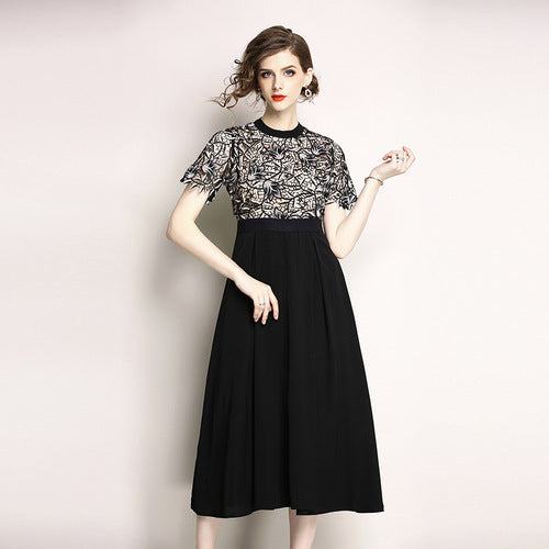 Blusa de Encaje Elegante Manga Corta Premium - Image 11