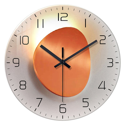 Reloj de Pared de Cristal Templado Silencioso para Sala - Image 15