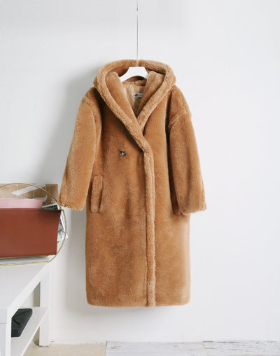 Abrigo de Cashmere Teddy para Mujer - Image 19