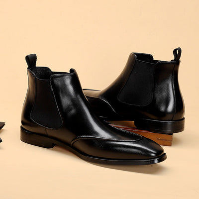Botas Martin de Cuero Genuino para Hombre - Diseño Puntiagudo Premium - Image 4
