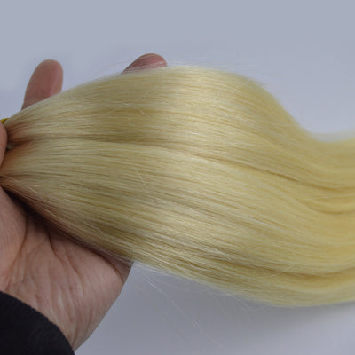 Extensión de Cabello Liso Natural - Peluca de Trama Profesional - Image 4