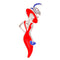Big hat girl broochBig hat girl brooch Rojo