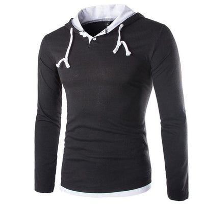 Sudadera Deportiva con Capucha y Costuras Decorativas para Hombre - Image 7