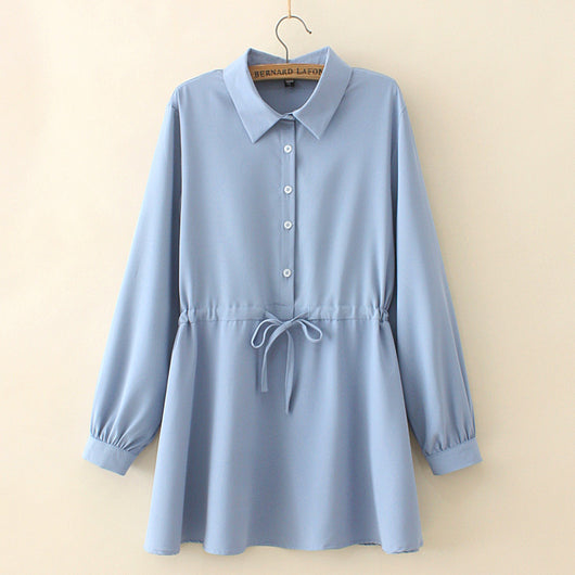 Camisa Slim Fit de Manga Larga con Cintura Marcada - Image 10