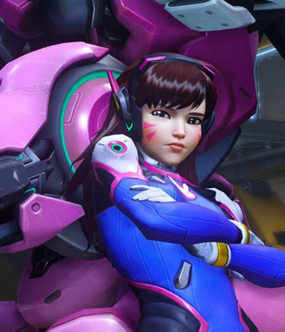 Peluca Cosplay D.va Castaño Songhana - Image 2