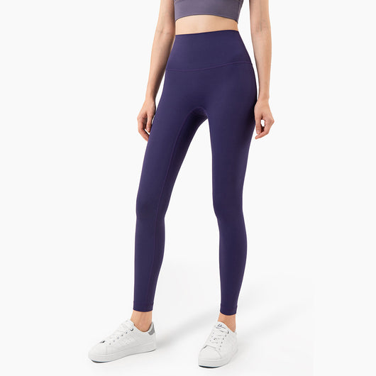 Pantalones de Yoga Cintura Alta Beige - Image 17