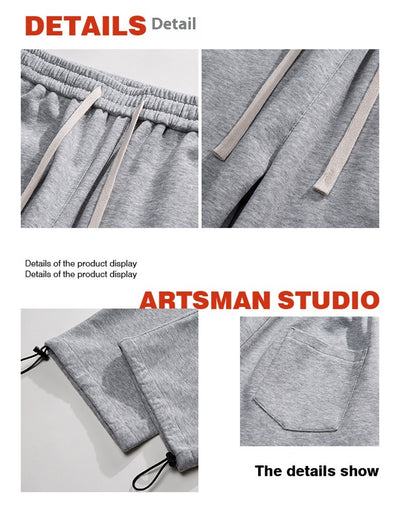 Pantalones de Jogger Sueltos con Cordón y Tobillera - Image 9