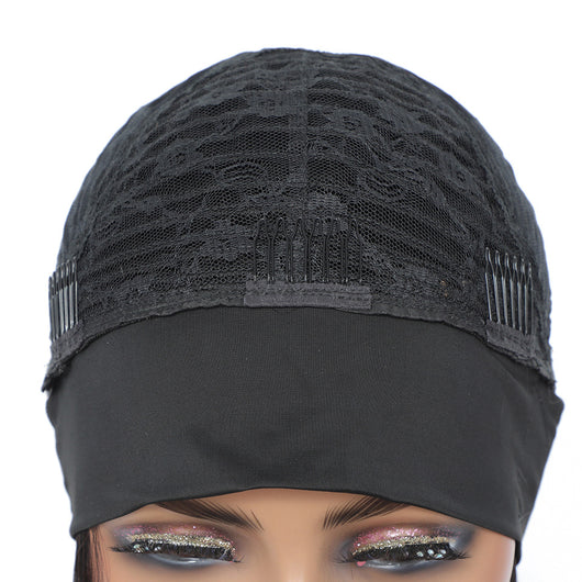 Peluca Bob Liso con Cinta Frontal en Cabello Humano - Image 3