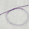 Crystal beaded bracelet DarkPurple