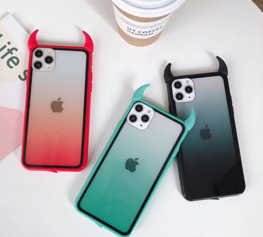 Funda para Teléfono con Cuernos Arcoíris - Image 2