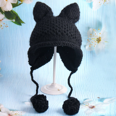 Gorro Tejido con Orejas de Gato Infantil - Image 6