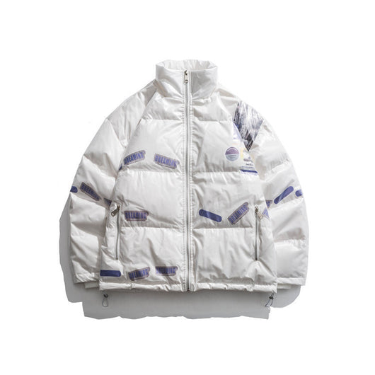 Chaqueta Acolchada con Cuello Mao para Hombre Joven - Image 15
