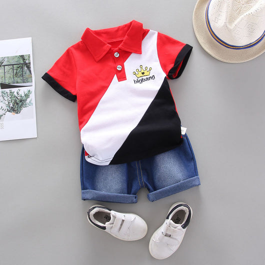 Playera Clásica de Manga Corta Dos Piezas - Image 11
