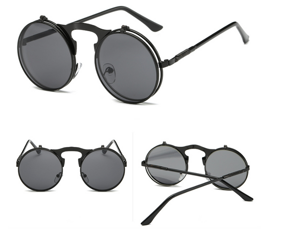 Gafas de Sol Steampunk Vintage Abatibles con Protección UV - Marco Metal Unisex - Image 7