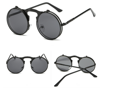 Gafas de Sol Steampunk Vintage Abatibles con Protección UV - Marco Metal Unisex - Image 7