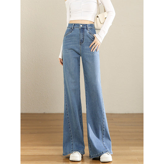 Jeans Cintura Alta Acampanados con Diseño Artístico para Mujer - Image 3