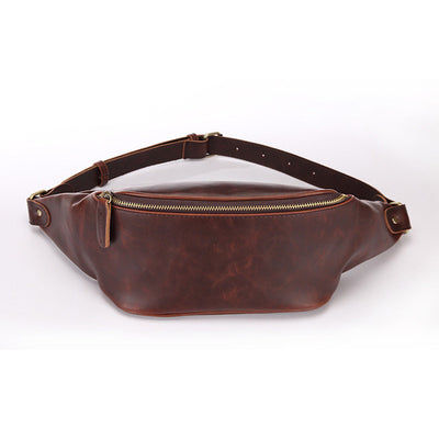Bolsa Cruzada para Hombre Cuero Crazy Horse Estilo Retro - Image 26