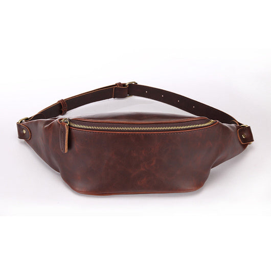 Bolsa Cruzada para Hombre Cuero Crazy Horse Estilo Retro - Image 26