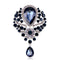 Rhinestone alloy corsage women 145C