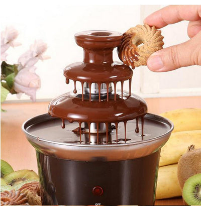 Fuente de Chocolate Mini con Diseño Creativo y Máquina de Fondue con Calefacción - Image 2