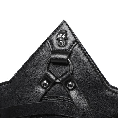Mochila Crossbody Gótica Acolchada para Mujer - Image 15