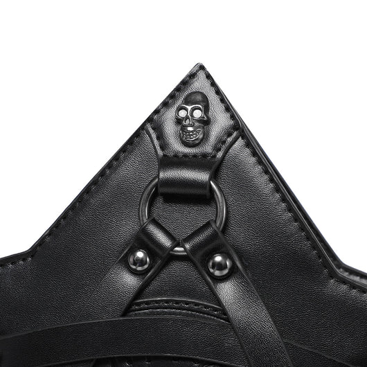 Mochila Crossbody Gótica Acolchada para Mujer - Image 15