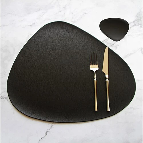 Mantel Individual Aislante de Cuero PU - Posavasos Antideslizante para Cocina - Image 38