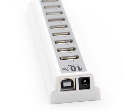 Hub USB GOOJODOQ de 10 Puertos con Adaptador de Corriente - Image 2