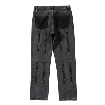 Pantalones Vaqueros Rectos para Hombre con Cierre - Image 15