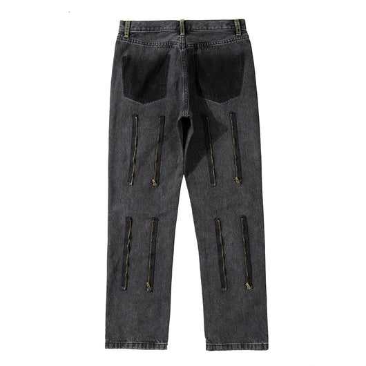 Pantalones Vaqueros Rectos para Hombre con Cierre - Image 15