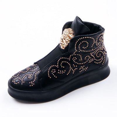 Botines Tacón Alto con Tachuelas - Estilo Audaz y Sofisticado - Image 3