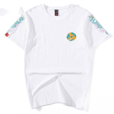 Camiseta de Manga Corta Industrial Bordada para Hombre - Image 6