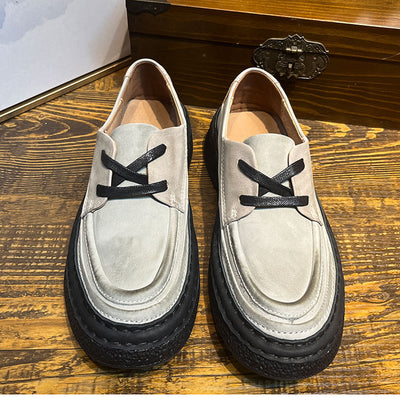 Zapatos de Cuero Genuino con Plataforma para Hombre - Slip-on Cómodos - Image 12