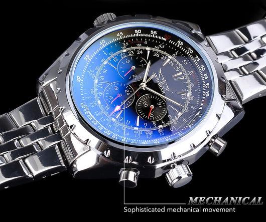 Reloj Mecánico Hueco de Gran Esfera Multifunción - Image 9